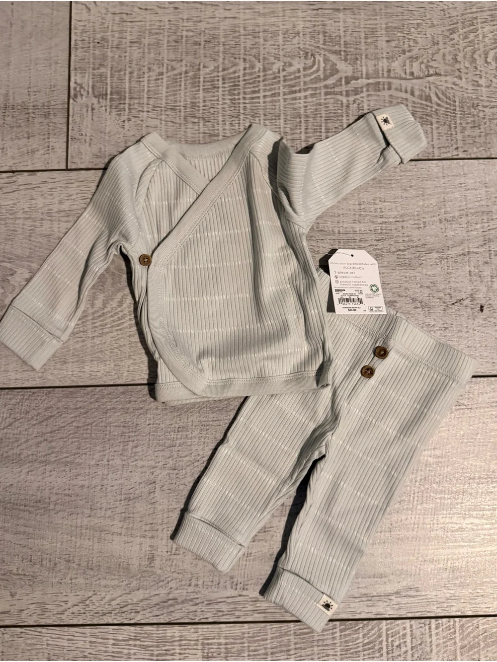 NWT little co. By Lauren Conrad Organic Cotton Baby Bundle 3M 4 PC